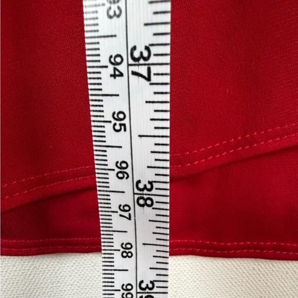 ♥️ Tommy Bahama Clara Dress Red 3/4 SLZ Chain Size L - Picture 12 of 12